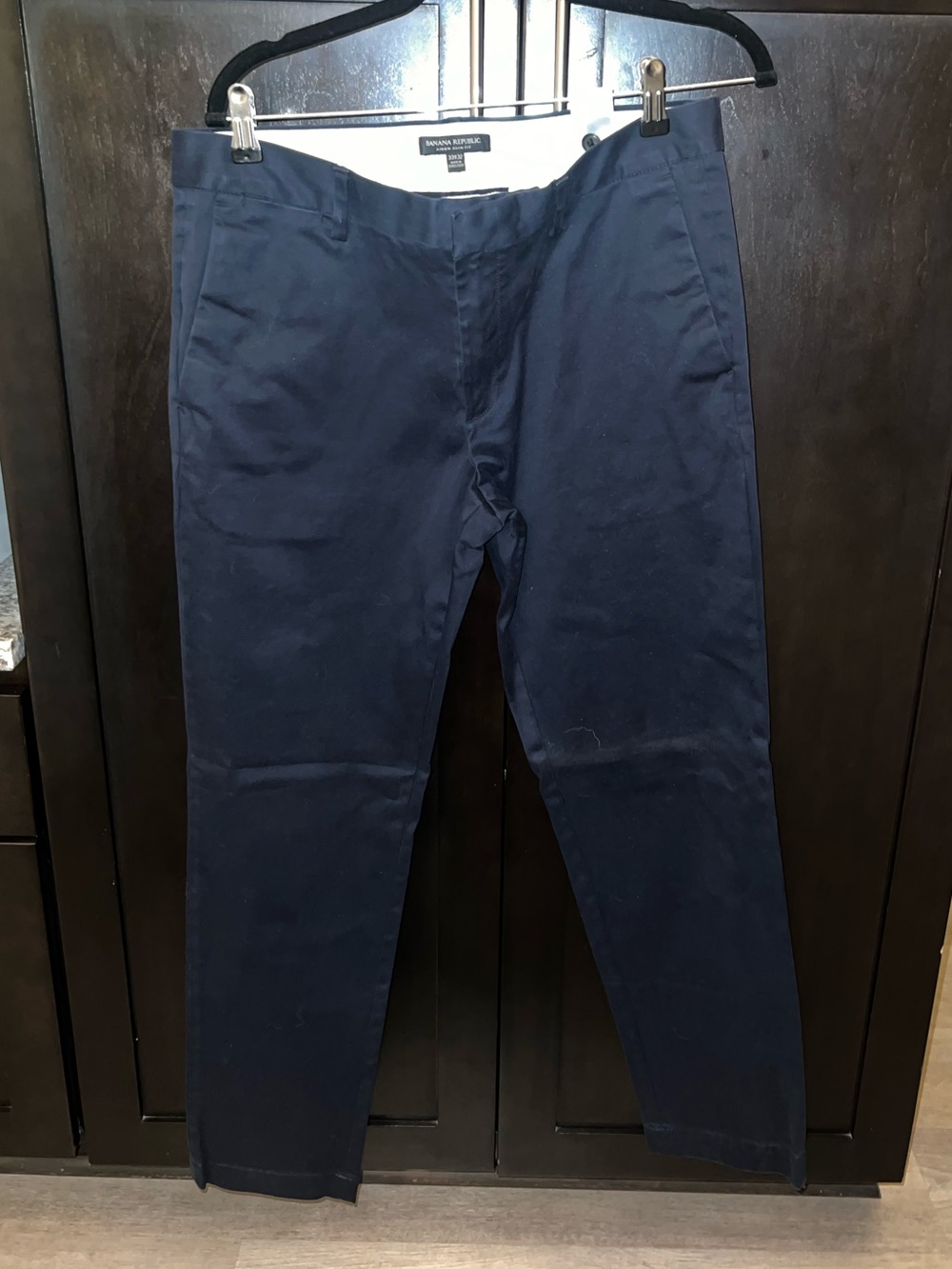 Banana Republic Men's Navy Blue Chino Pants